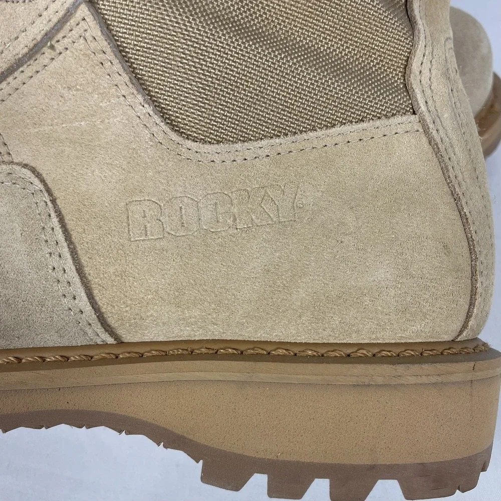 Rocky 790G Gore-Tex Combat Boots Mens 11R Tan Suede Vibram NWT Vintage